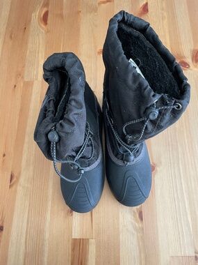 Black Winter Boots US Size 3